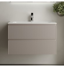 Тумба с раковиной Sancos Snob R 80 см, doha soft