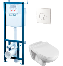 Комплект Santek Бореаль 1WH501544 кнопка хром