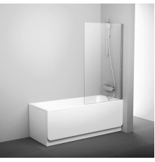 Шторка на ванну Ravak Pivot PVS1-80 Transparent, профиль хром