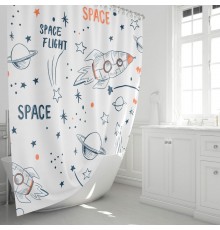 Штора для ванной Fixsen 2500 Space FX-2508 180x200