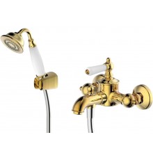 Смеситель для ванны с душем Bravat Art F675109G-B