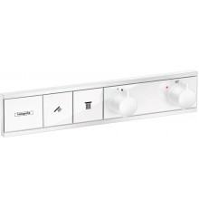 Термостатический смеситель Hansgrohe RainSelect 15380700 для душа, белый матовый