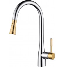Смеситель для кухни D K Rhein Schiller DA1462504A, золото