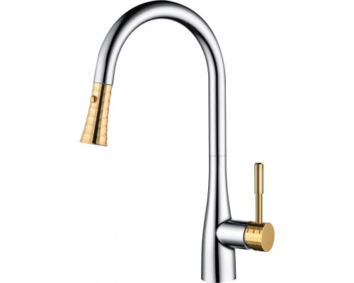 Смеситель для кухни D K Rhein Schiller DA1462504A, золото