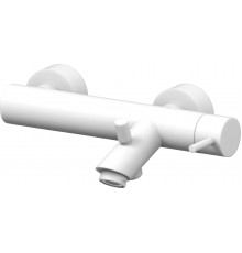 Смеситель для ванны с душем Paffoni Light LIG022BO белый
