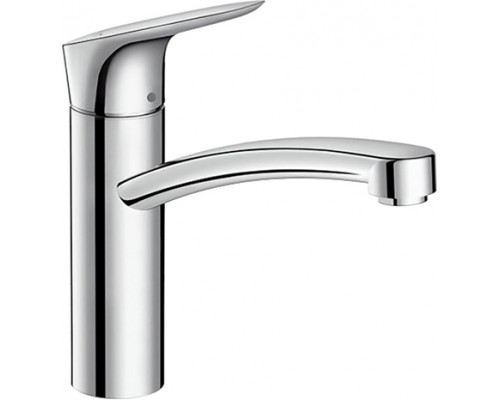 Комплект  Смеситель для кухни Hansgrohe Logis 71832000 + Фартук для кухни Hansgrohe черный
