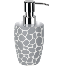 Дозатор Spirella Darwin Pebble 1014662 серый, хром