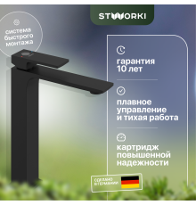 Смеситель для раковины STWORKI Карлстад KAS-02b