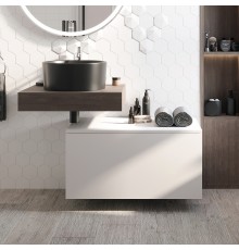 Столешница STWORKI Ольборг 60 дуб карпентер, без отверстий, с тумбой 80