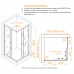 Душевой уголок квадратный, раздвижной у угла - TN-206-J 900x900