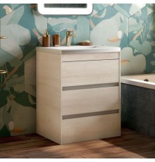 Тумба с раковиной Art Max Family 60, напольная, Pino Bianco