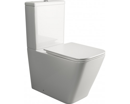 Унитаз-компакт Ceramicanova Cubic CN1803 с микролифтом, безободковый