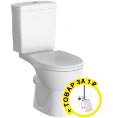 Унитаз-компакт Norm Nord 9845B099-7201 с микролифтом + держатель туалетной бумаги