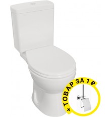 Унитаз-компакт Norm Nord 9845B099-7202 с микролифтом + держатель туалетной бумаги