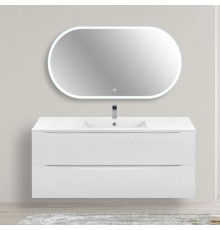 Мебель для ванной комнаты Vincea Mia 120 белая глянцевая