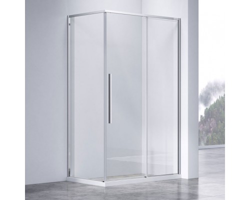 Душевой уголок Vincea Slim-N VSR-4SN8014CL 140х80 см, профиль хром