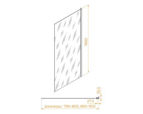 Боковая панель RGW Z-03 800