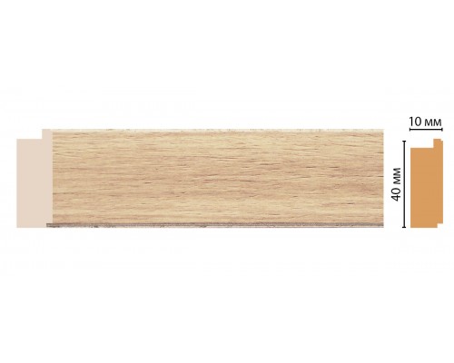 Молдинг DECOMASTER 109-11 (40*10*2400мм)