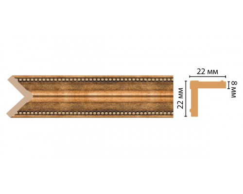 Угол DECOMASTER 116M-57 (22*22*2400мм)