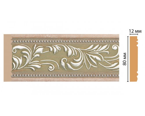 Молдинг DECOMASTER 150-59 (80*12*2400мм)
