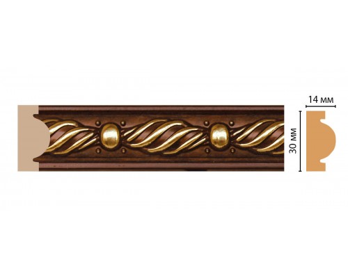 Молдинг DECOMASTER 157-51 (30*13*2400мм)