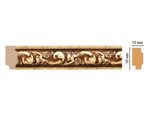 Молдинг DECOMASTER 158-552 ДМ (18*10*2400 мм)