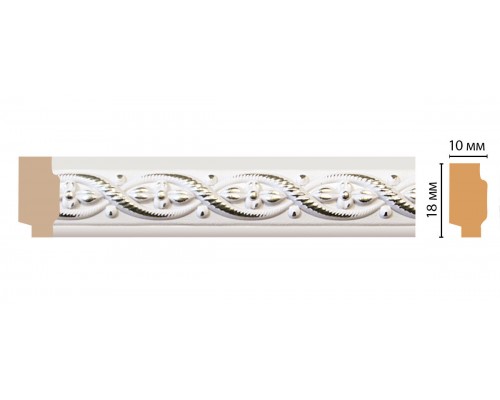 Молдинг DECOMASTER 158-7D (18*10*2400мм)