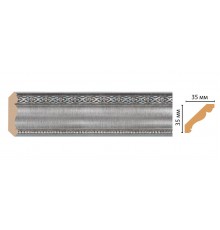 Плинтус потолочный DECOMASTER 155S-55 (35*35*2400мм)