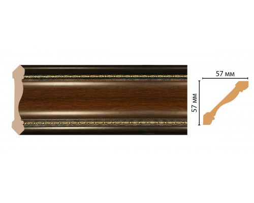 Плинтус потолочный DECOMASTER 179-51 (57*57*2400мм)
