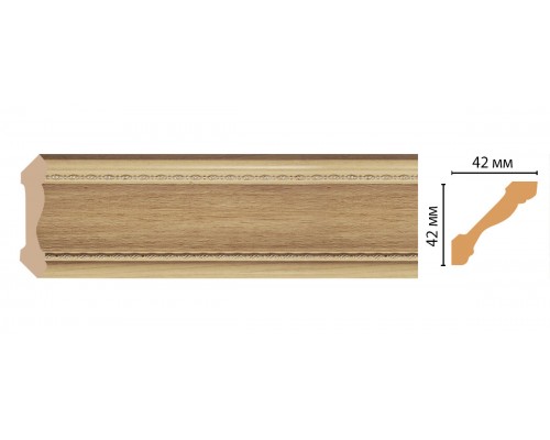 Плинтус потолочный DECOMASTER 180-11 (42*42*2400мм)