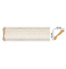 Плинтус потолочный DECOMASTER 180-15 (42*42*2400мм)