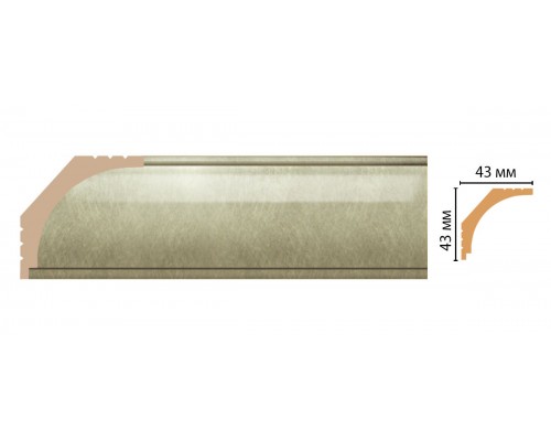 Плинтус потолочный DECOMASTER D109-373 (43*43*2400мм)