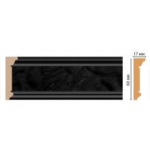 Плинтус потолочный DECOMASTER D216-195 (60*17*2400мм)