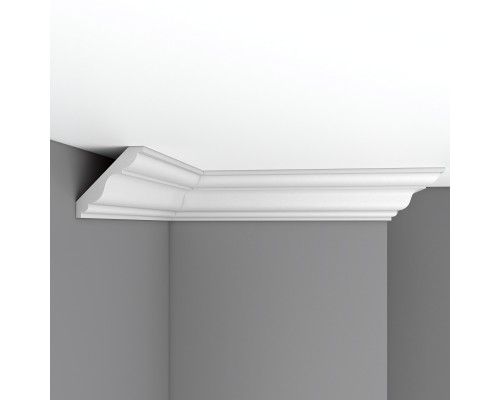 Плинтус потолочный гладкий DECOMASTER 96406 (85*85*2400мм)