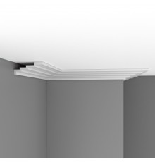 Плинтус потолочный гладкий DECOMASTER DP-375 (65*158*2400мм)