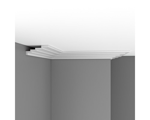 Плинтус потолочный гладкий DECOMASTER DP-375 (65*158*2400мм)