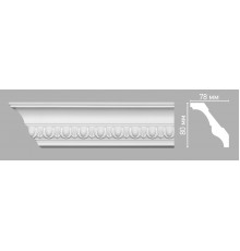 Плинтус потолочный с рисунком DECOMASTER 95023 (80х78х2400мм)