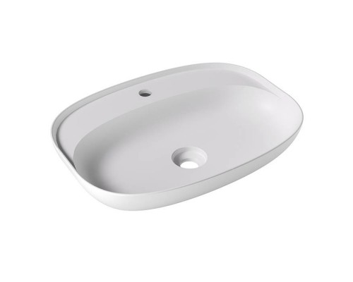 Alice Form Oval Раковина 60x45х12см., накладная, 1 отв., цвет: белый матовый. 22460109 Alice Form Oval Раковина 60x45х12см., накладная, 1 отв., цвет: белый матовый. 22460109