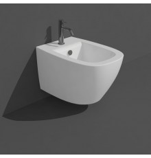 Simas Juniper Биде подвесное 53,5x370xh32см., с 1 отв., цвет: белый глянец. F85,  JU19bi