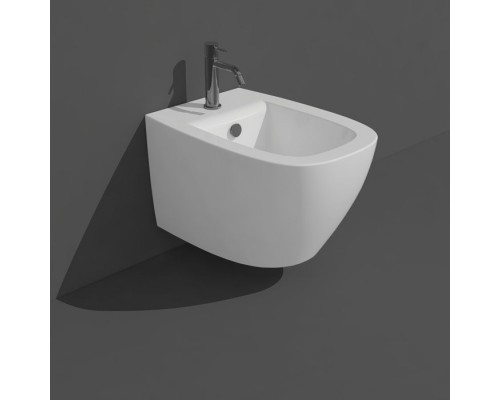 Simas Juniper Биде подвесное 53,5x370xh32см., с 1 отв., цвет: белый глянец. F85,  JU19bi