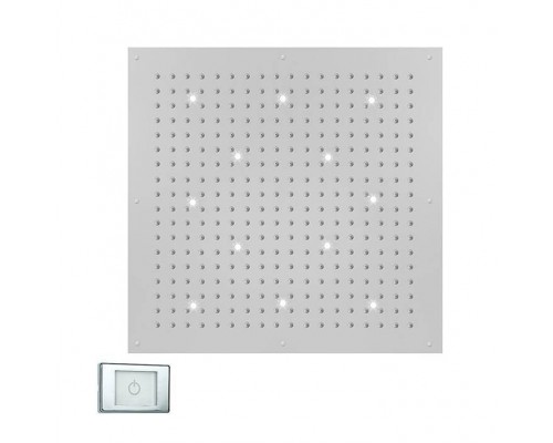 BOSSINI DREAM-XL CUBE Верхний душ 1000 x 1000 мм, с 12 LED (белый), блок питания/управления, цвет: хром. WI0383.030 BOSSINI DREAM-XL CUBE Верхний душ 1000 x 1000 мм, с 12 LED (белый), блок питания/управления, цвет: хром. WI0383.030