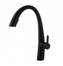 Смеситель для кухни Melodia della vita Perfetto MDV30207bk, черный матовый