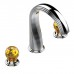 THG Flore Смеситель для ванны, 3 отв., цвет: хром/хрусталь. U5A-A02-25SG