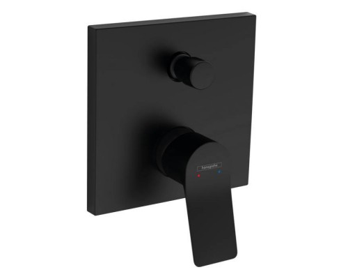 Hansgrohe Vivenis Смеситель для ванны, встраиваемый, цвет: черный матовый. 75415670 Hansgrohe Vivenis Смеситель для ванны, встраиваемый, цвет: черный матовый. 75415670