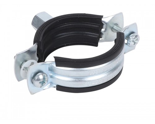 Хомут оцинкованный, Walraven, 2S, M8/10, 31-37 мм, с epdm