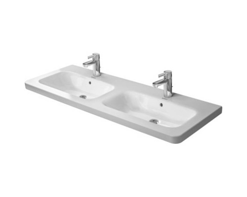 Duravit DuraStyle Раковина 130x48 см, с 1 отв., двойная, цвет: белый. 2338130000