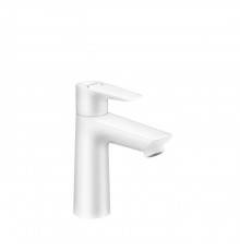 Hansgrohe Talis E Смеситель для раковины 110, на 1 отв, с донным клапаном, излив 112мм, цвет: белый матовый. 71710700