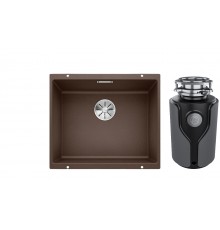 Комплект Мойка Blanco Subline 500-U кофе + Измельчитель KUCHENSTERN Muhle 353MU35