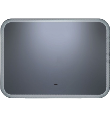 Зеркало Art Max Messina AM-Mes-700-500-DS-F 70х50 белое, с LED-подсветкой, 6000К