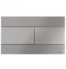 Duravit DuraSystem Beta 140 Клавиша смыва для унитаза, цвет: сталь брашированная . WD5140070000/WF5140043010
